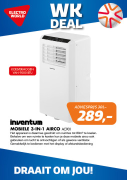 Inventum MOBIELE 3-IN-1 AIRCO AC901