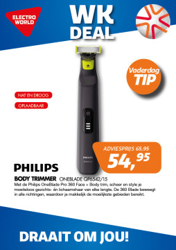 Philips Body trimmer OneBlade QP6542/15