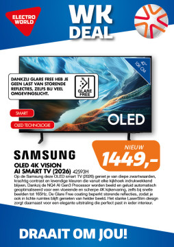Samsung OLED 4K Vision AI Smart TV (2026) 42s93h