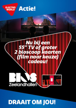 Bios actie 2 bioscoop kaarten