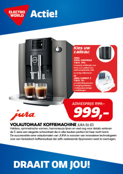 Jura volautomaat koffiemachine Jura E6 ED